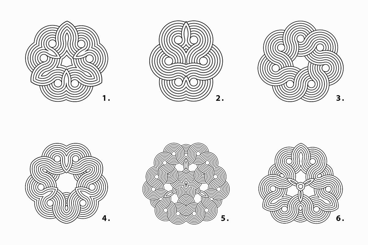 Illusion linear geometric shapes, a Decorative Illustration by ...