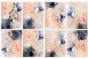 Watercolor Rose Gold Backgrounds, a Texture Graphic by sibel dayı (Thumbnail 4 of 11)
