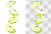 Slices of green apple, an Object Graphic by Fruits+Veggies (Thumbnail 7 of 9)