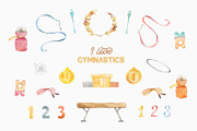 I Love Gymnastics. Sports Collection, an Education Illustration by StarJam (Thumbnail 7 of 8)