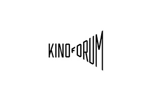 Cinema forum logo template.