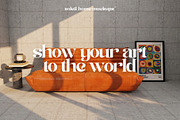 ROSALIA | Concrete Frame Mockup Set, a Household Mockup by SoleilHomeMockups (Thumbnail 9 of 11)