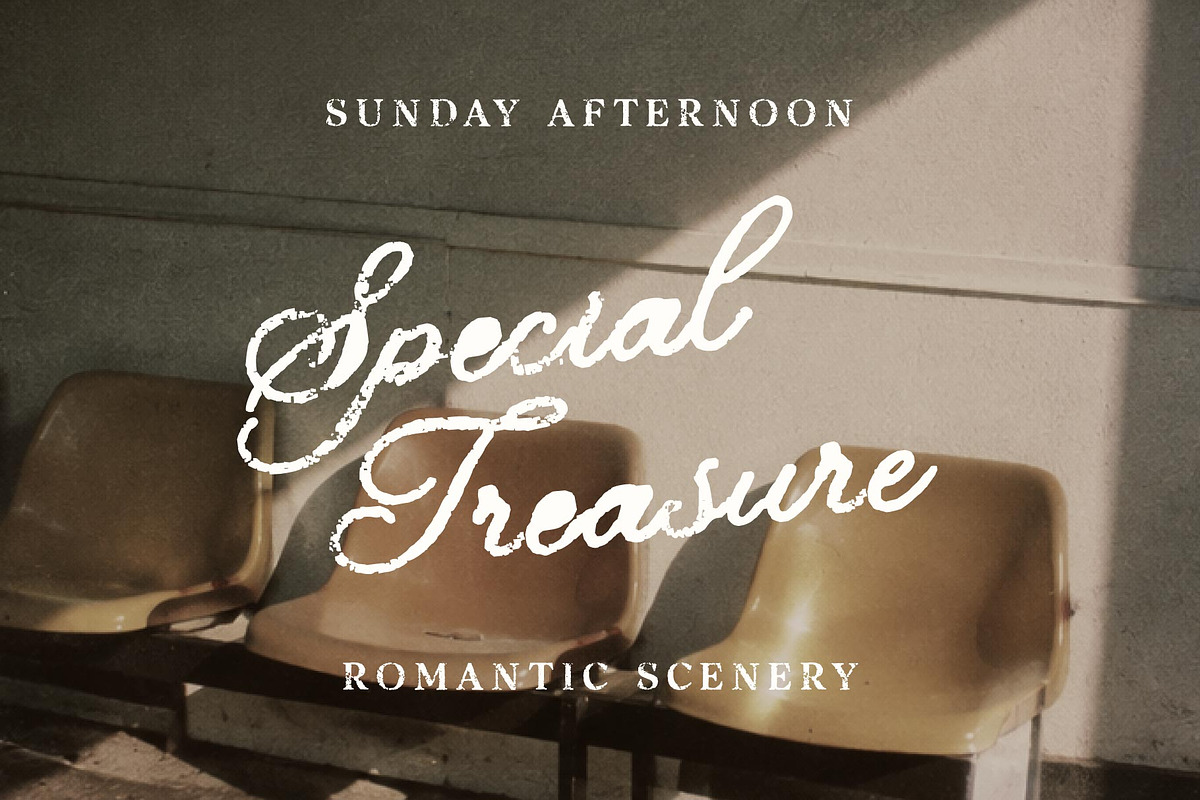 Epharium; Old Vintage Font Duo, a Script Font by Eko Bimantara (Photo 2 of 10)