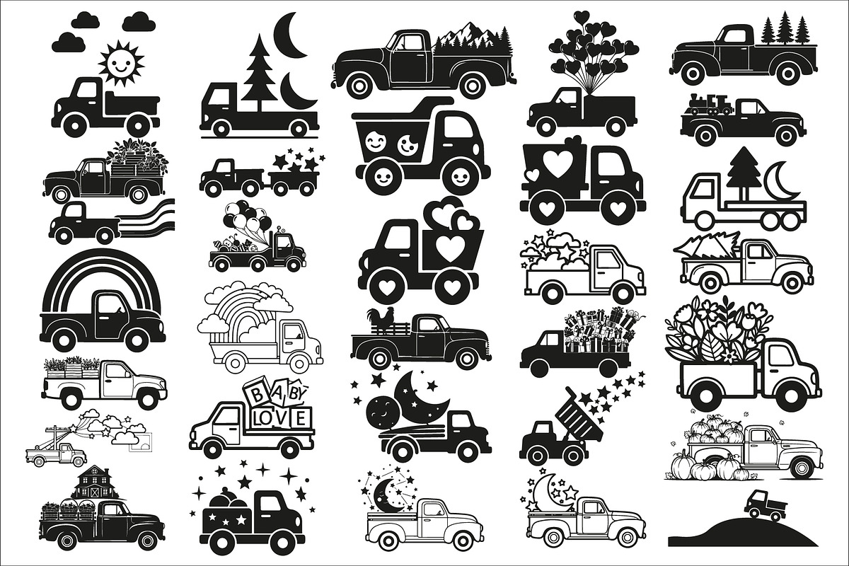 Cute baby toy truck design featuring, an Illustration by Amazin_art (Photo 1 of 33)