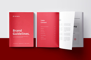 Brand Guidelines Layout Template