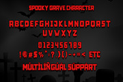 Spooky Grave, a Font by Letterara (Thumbnail 6 of 7)