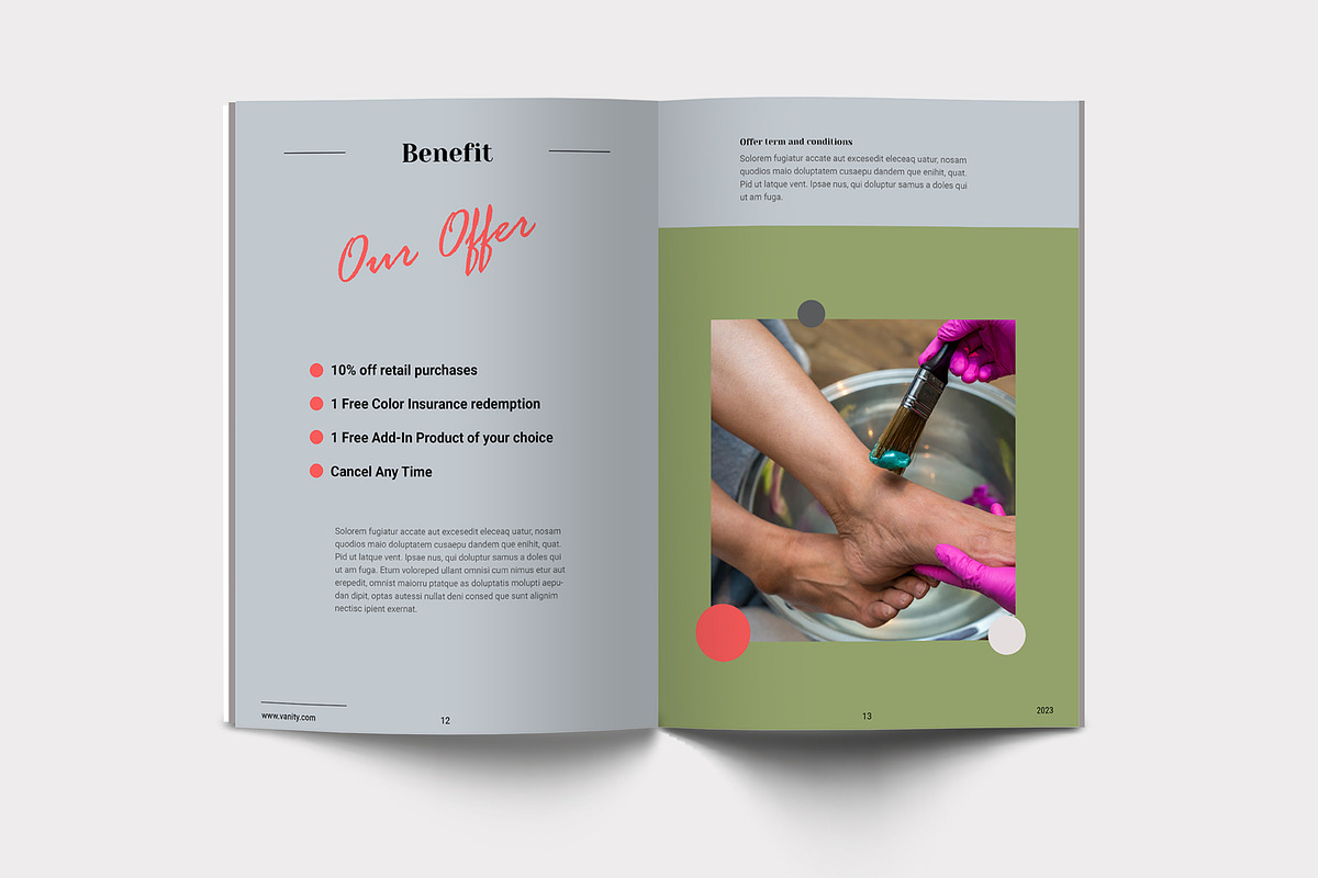 Vanity Brochures Template, a Brochure Template by ORCOLOR (Photo 9 of 18)