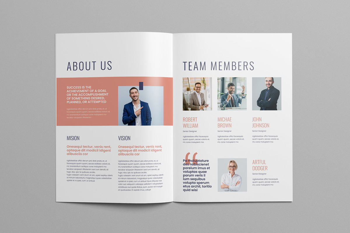 Proposal Template, a Brochure Template by Pixelpick