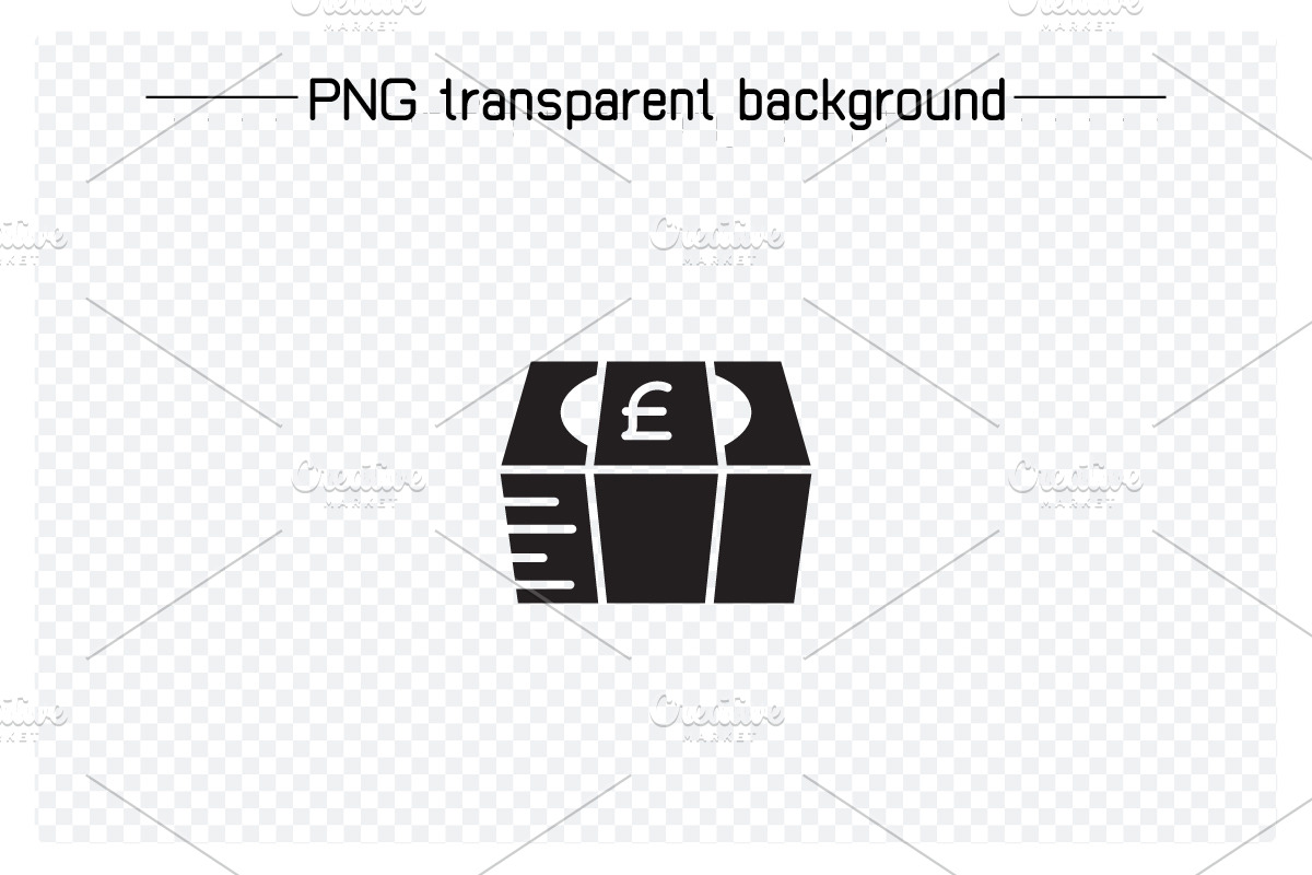 Pound Bank, Coin Money Icons Set, a Finance Illustration by Designfour (Photo 4 of 7)