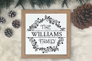 Family Monogram Frames SVG Bundle, an Object Graphic by Dasagani (Thumbnail 3 of 8)
