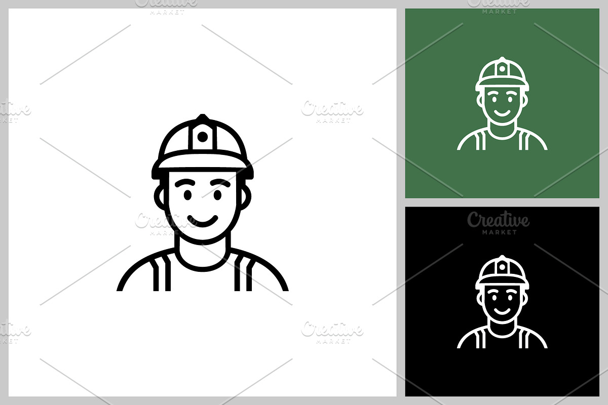 people icon in flat style. line icon, a Graphic by quadrazo