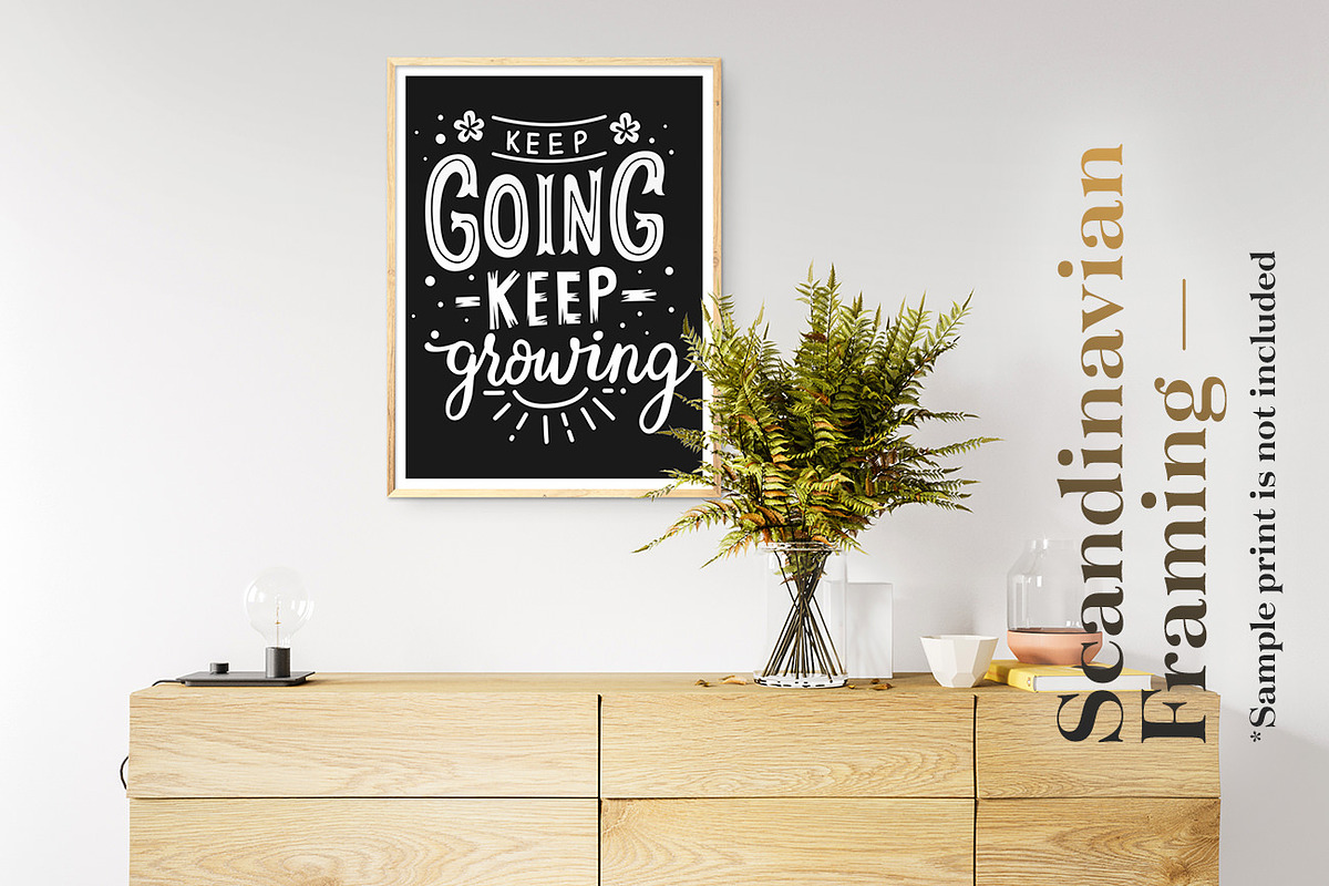 375+ Mockups ‒ Scandinavian Framing, a Print Template by Frisk Shop (Photo 7 of 27)