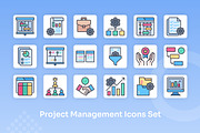 Project Management Icons Filled Line, an Icon by Kmg Design (Thumbnail 3 of 3)