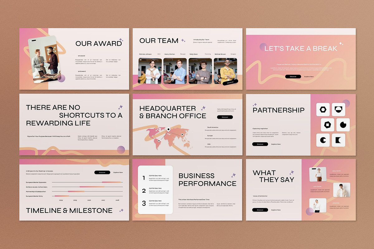 Technology Company Presentation PPT, a Presentation Template by graphicook (Photo 4 of 4)