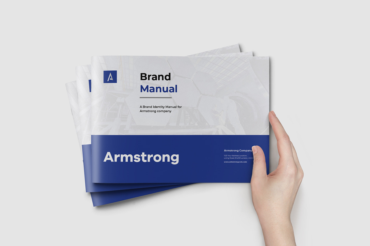 Landscape Brand Guideline Manual, a Brochure Template by Graphic Template (Photo 1 of 12)