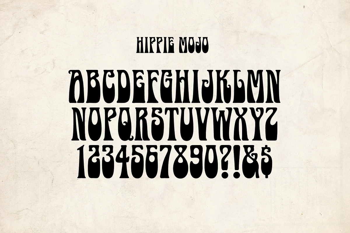 Hippie Mojo Font, a Font by Mysterylab Designs (Photo 4 of 5)