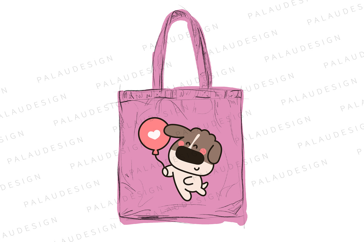 Cute Kawaii Dogs Characters, an Animal Illustration by Palau (Photo 2 of 12)