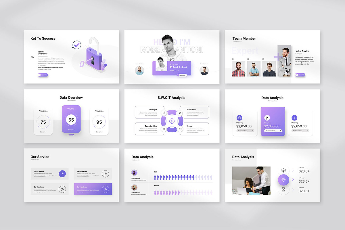 Marketing Plan Presentation, a Presentation Template by KreateTribe (Photo 2 of 5)