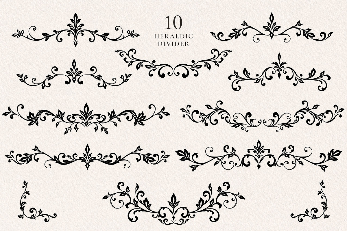 Baroque Ornament Collection, a Decorative Illustration by Papatongartist (Photo 6 of 14)
