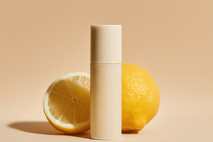Yellow lemon cosmetic, a Beauty & Fashion Photo by Virgo Studio