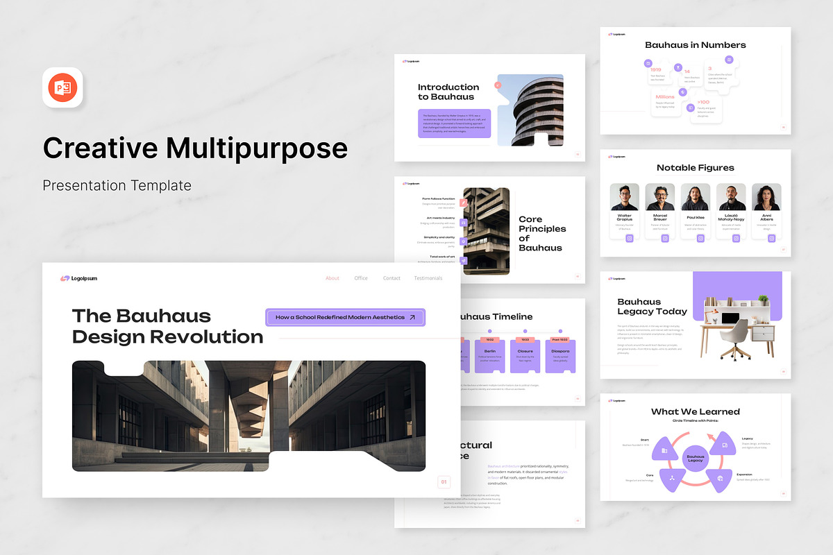 Creative Multipurpose PowerPoint, a Presentation Template by Antstheme (Photo 1 of 3)