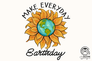 Make Everyday Earth Day Sunflower