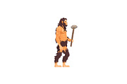 Prehistoric caveman character, a Person Illustration by Yayasya (Thumbnail 3 of 3)