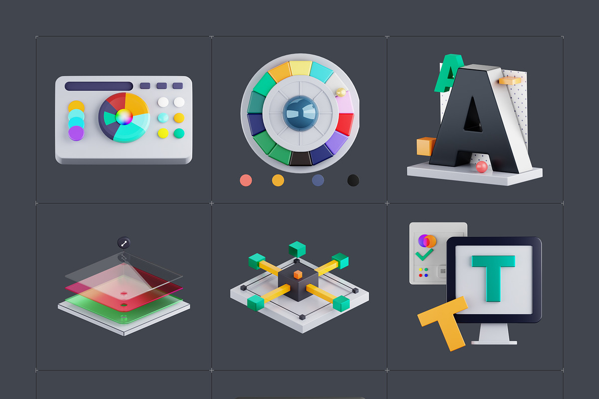 Graphic Design 3d Render, an Emoji Icon by Vectors Market (Photo 7 of 8)