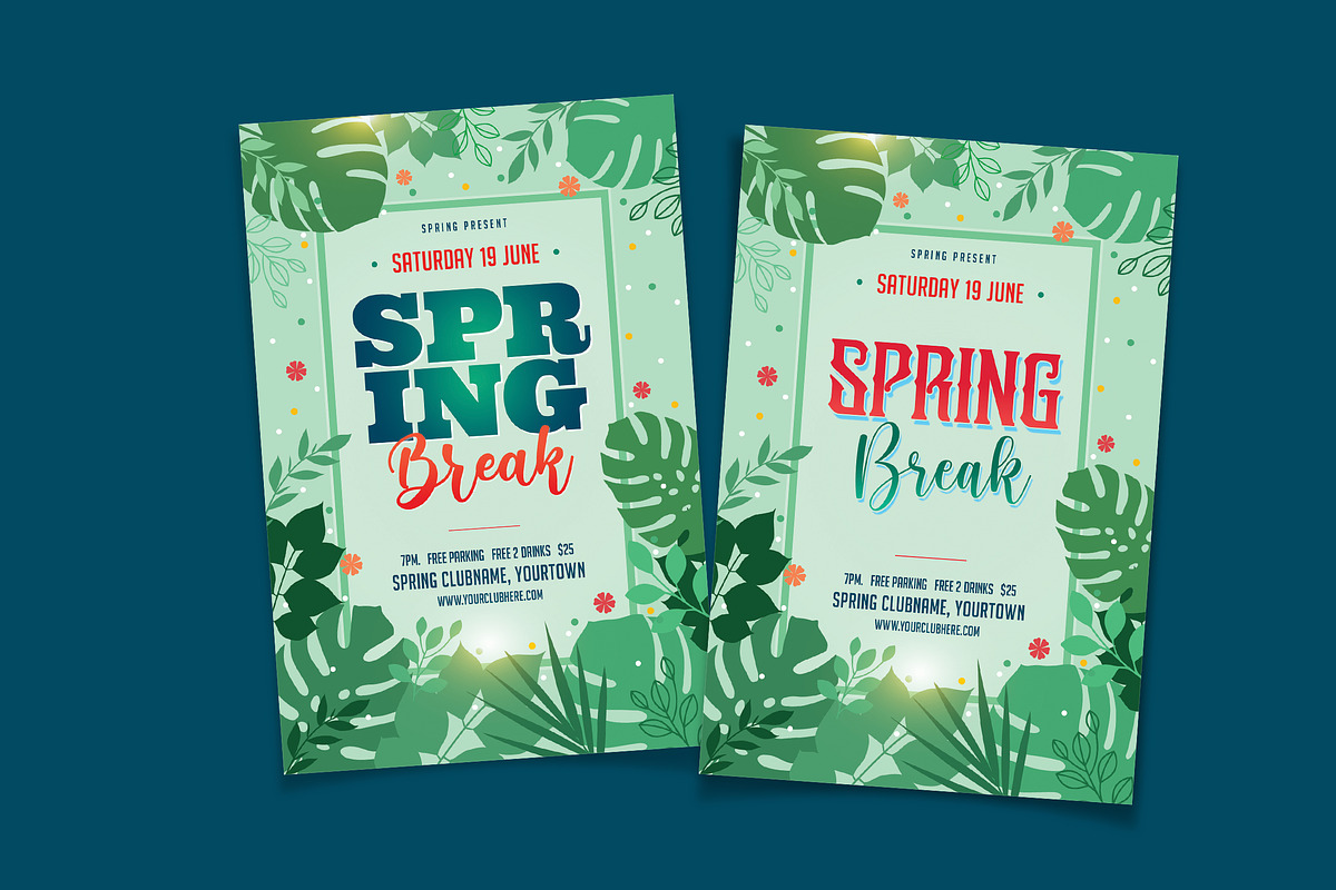 Spring Flyer, a Flyer Template by DesignWorkz