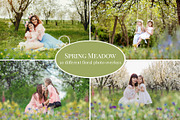Spring Meadow photo overlays, a Layer Style Add-On by BrownLeopard (Thumbnail 1 of 5)