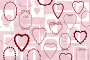 Love & romantic FRAMES, an Object Graphic by kondratya (Thumbnail 2 of 14)