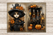 Victorian Halloween Junk Journal, a Person Illustration by GlamArtZhanna (Thumbnail 4 of 9)