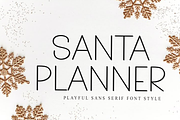 Santa Planner, a Sans Serif Font by FreshTypeINK (Thumbnail 1 of 8)