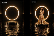 Black Water Podium Digital Backdrops, a Background Graphic by Chipshpow Graphics (Thumbnail 5 of 10)