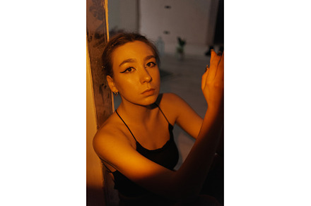 portrait of a young woman with spot, a Person Photo by zheckasmk