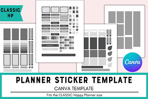 Canva Template Planner Stickers