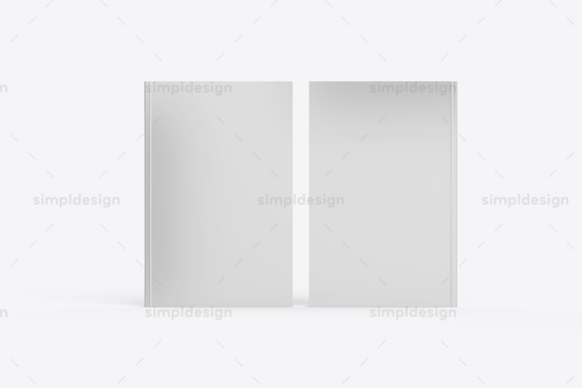 Digest Softcover Book Mockup, a Books & Magazine Mockup by SimplDesign (Photo 6 of 13)