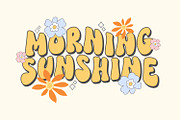 Dreamy Sunday - Groovy Retro Font, a Handwritten Font by Keithzo (Thumbnail 2 of 8)