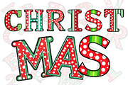 Christmas Alphabet Sublimation Png, an Illustration by RobertsArt (Thumbnail 2 of 6)