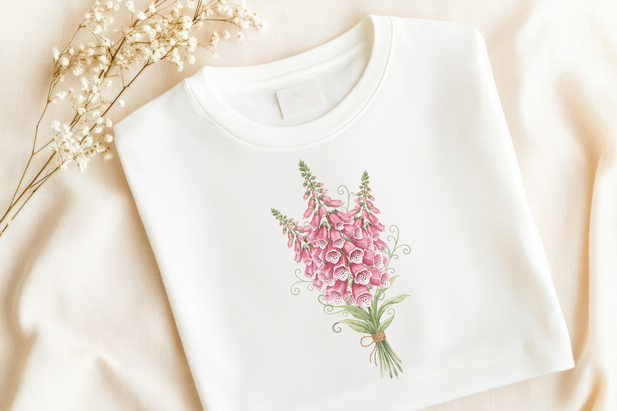 Whimsical Easter Foxglove Clipart, an Illustration by GatewayDesign (Photo 3 of 5)