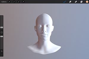 3D Model Female For Procreate App