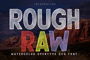 Rough Raw Watercolor Collection