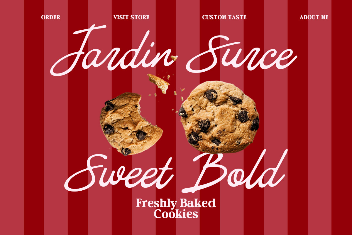Editorial Collection Font Duo, a Script Font by Letter Fresh (Photo 6 of 10)
