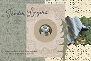 Tender Layers - Paper Ephemera, an Object Graphic by DigARTbyHavroshka (Thumbnail 2 of 16)