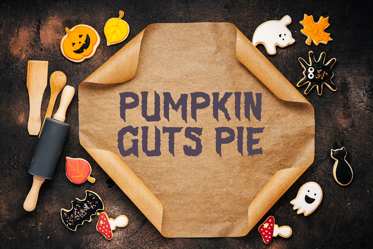 Jagged Terror is a Halloween font, a Sans Serif Font by Brown Cupple (Photo 9 of 10)