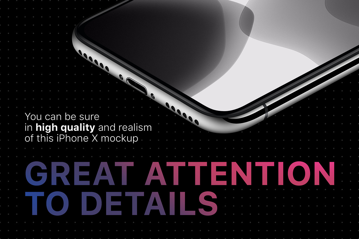 iPhone X Mockups Bundle, an iPhone Mockup by Mockups & Illustrations (Photo 16 of 18)