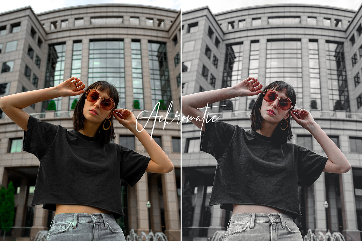 Achromatic Lightroom Presets Pack, an Action Add-On by PixelHive Pro (Photo 2 of 15)