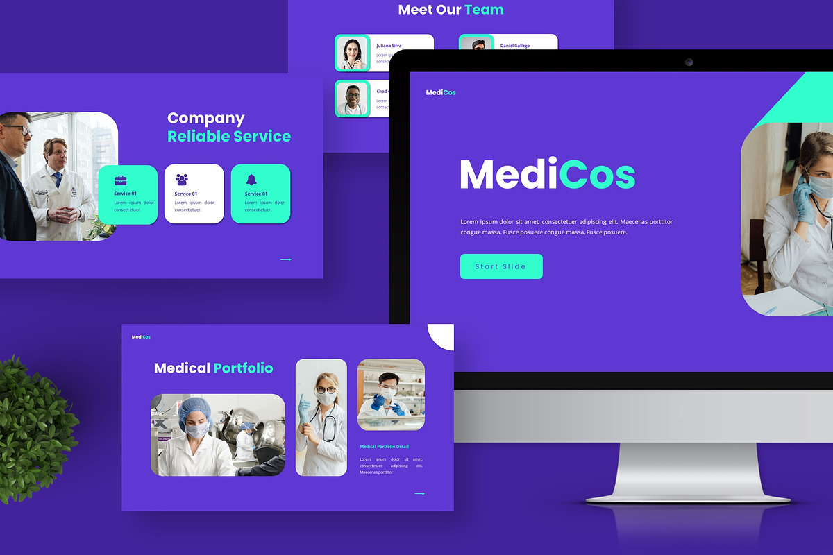 Medicos - Keynote Templates, a Presentation Template by Deepslide Studio (Photo 2 of 6)