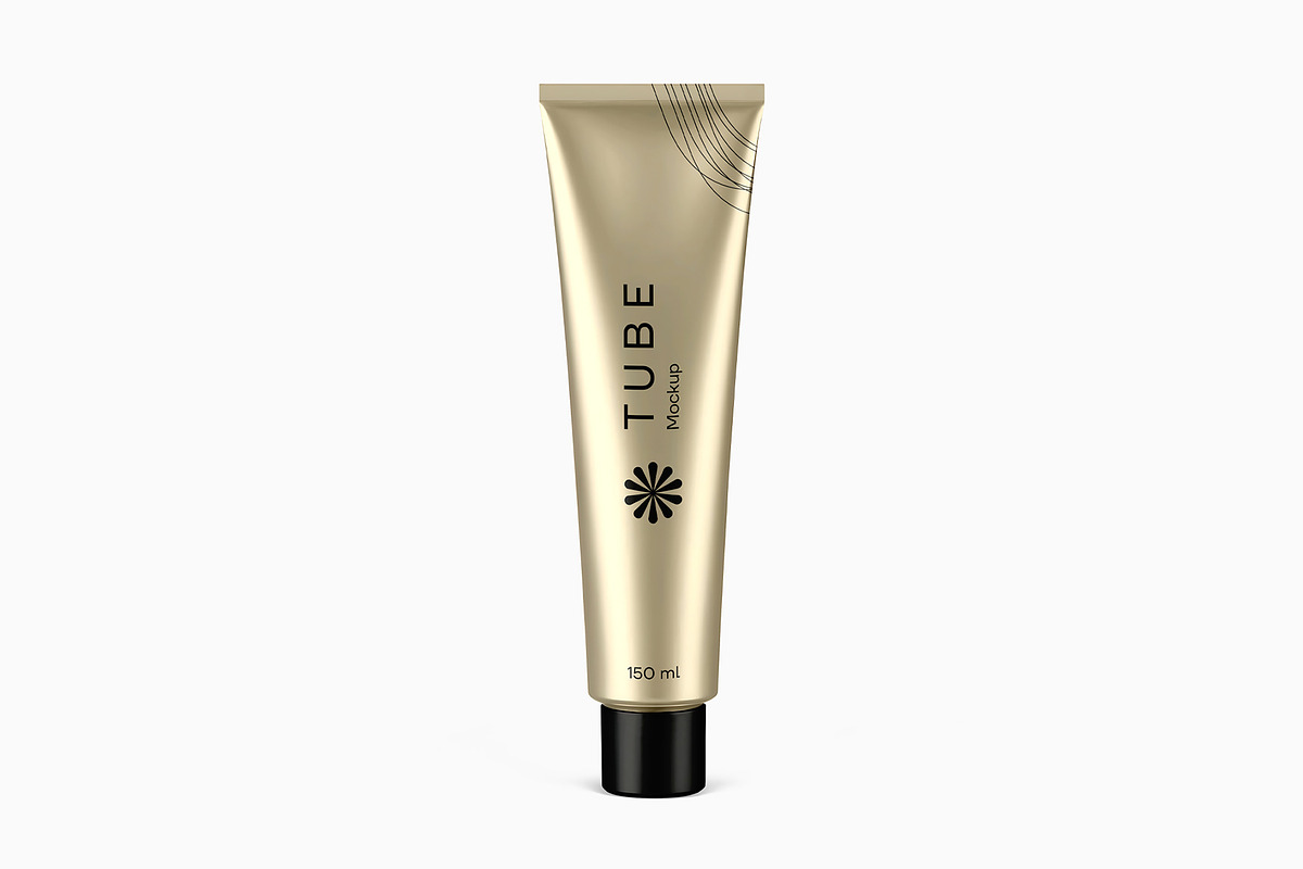 Glossy Cosmetic Tube Mockup, a Product Mockup by graphypix (Photo 1 of 4)