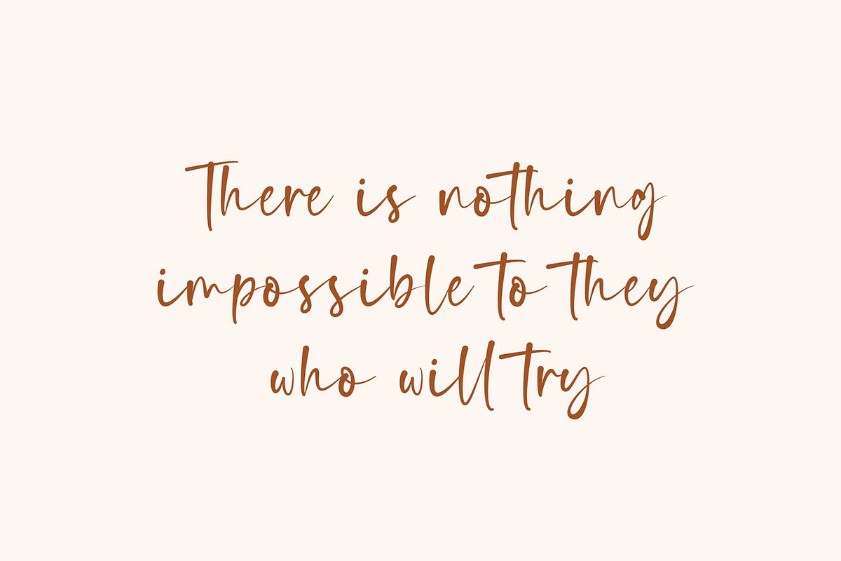 Beatme - Stylish Handwritten Font, a Font by RantautypeStudio (Photo 3 of 11)